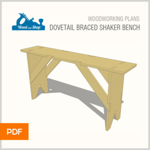 shaker bench woodworking plans