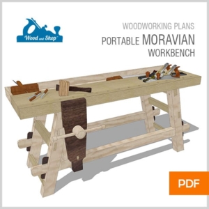 Woodworking plans for the portable Moravian workbench
