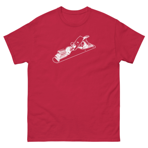 Scottish Infill Hand Plane Woodworking Shirt Cardinal Red Woodworking T-shirt