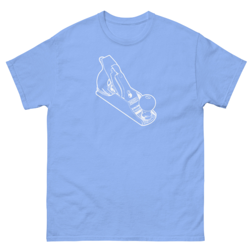 Bedrock Handplane Woodworking Shirt carolina blue woodworking t-shirt