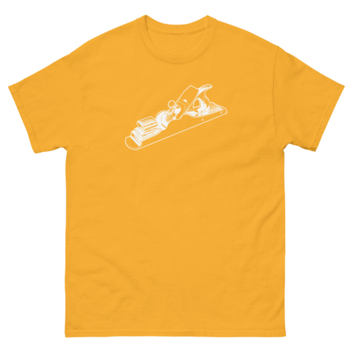 Scottish Infill Hand Plane Woodworking Shirt Yellow Gold Woodworking T-shirt