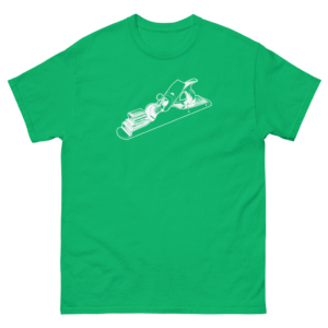 Scottish Infill Hand Plane Woodworking Shirt Irish Green Woodworking T-shirt