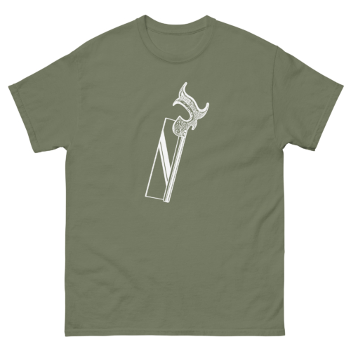 Dovetail Saw Woodworking Shirt Military Green Woodworking T-shirt
