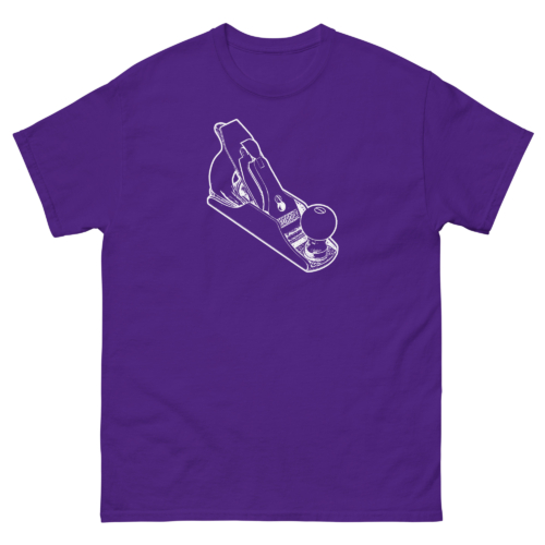 Bedrock Handplane Woodworking Shirt Purple Woodworking T-shirt