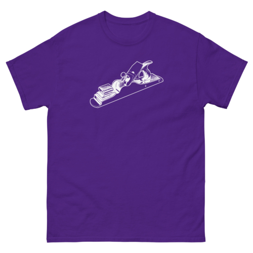 Scottish Infill Hand Plane Woodworking Shirt Purple Woodworking T-shirt