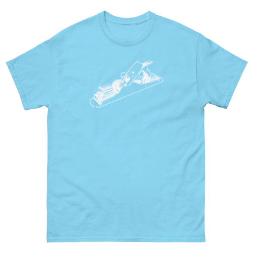 Scottish Infill Hand Plane Woodworking Shirt Sky Blue Woodworking T-shirt